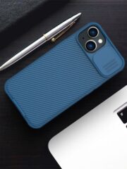 NILLKIN CamShield Pro Series for iPhone 14 / iPhone 13 Slide Camera Protection Phone Case Anti-drop Back Cover by The Case Factory