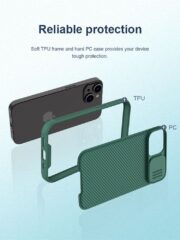 NILLKIN CamShield Pro Series for iPhone 14 / iPhone 13 Slide Camera Protection Phone Case Anti-drop Back Cover by The Case Factory
