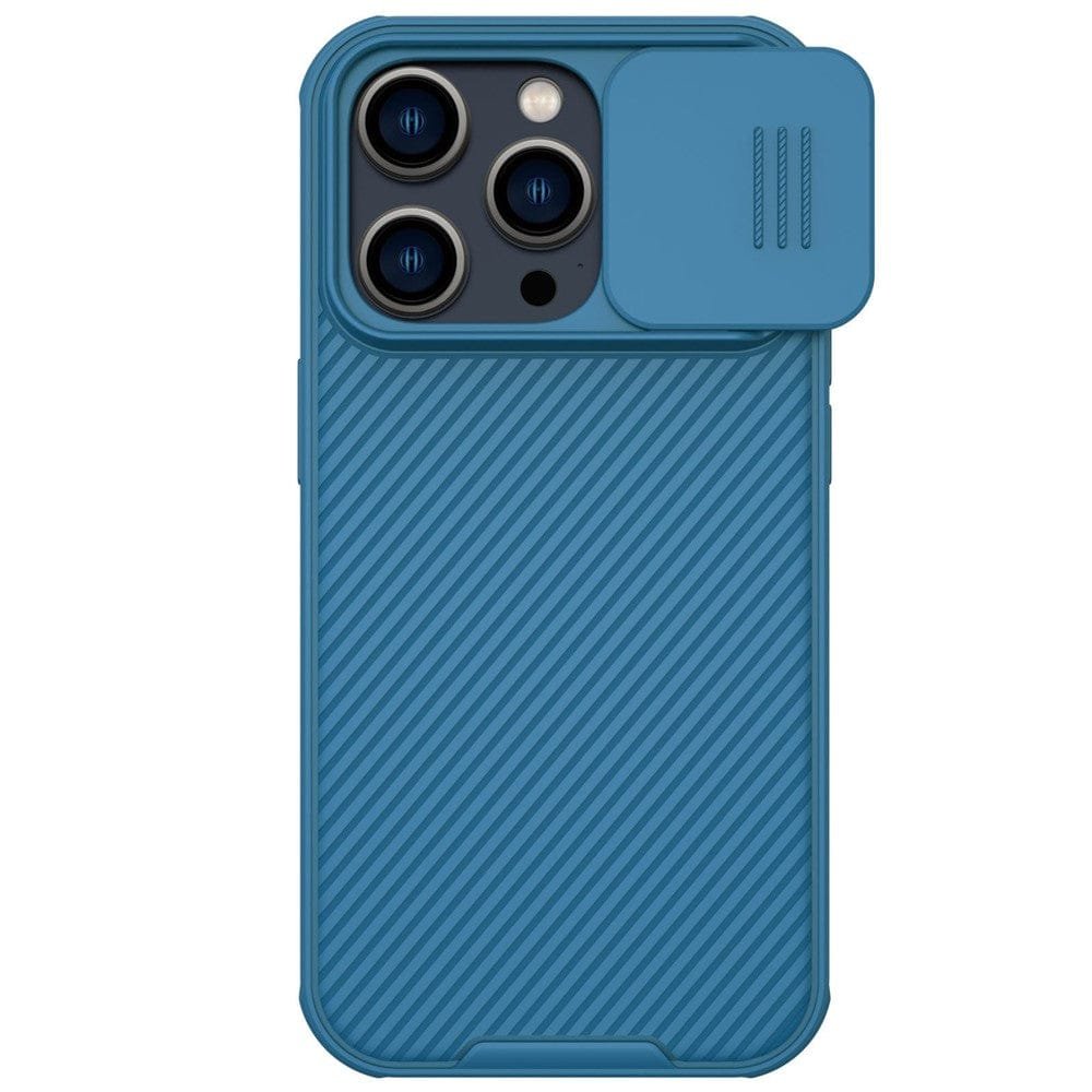 NILLKIN CamShield Pro Series for iPhone 14 Pro Max Case Slide Camera Protection Anti-scratch Phone Cover Blue iPhone 14 Pro Max by The Case Factory