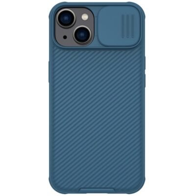 NILLKIN CamShield Pro Series for iPhone 14 Plus Case Anti-drop Phone Cover with Slide Camera Protection Blue iPhone 14 Plus by The Case Factory