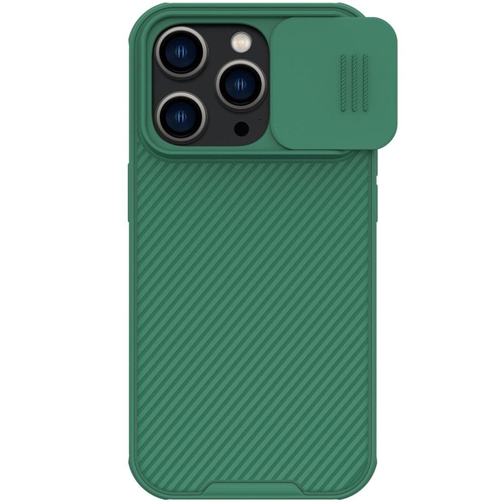 NILLKIN CamShield Pro Series for iPhone 14 Pro Case Slide Camera Protection Shockproof Phone Cover Green iPhone 14 Pro by The Case Factory