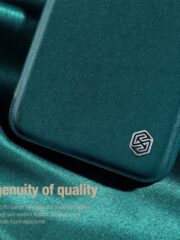 NILLKIN Qin Pro Series for iPhone 14 Plus Case Cloth Texture Sliding Lens Protection PU Leather Phone Holder with Card Holder by The Case Factory