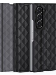 DUX DUCIS Fitt Series for Samsung Galaxy Z Fold6 Case Leather Phone Cover with Card Slot Kickstand by The Case Factory