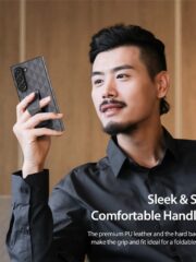 DUX DUCIS Fitt Series for Samsung Galaxy Z Fold6 Case Leather Phone Cover with Card Slot Kickstand by The Case Factory