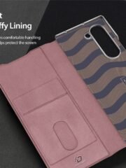 DUX DUCIS Bril Series For Samsung Galaxy Z Fold6 Magnetic Case Leather Phone Cover with Stand by The Case Factory