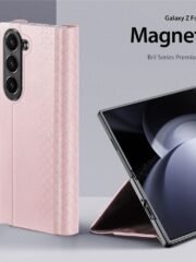 DUX DUCIS Bril Series For Samsung Galaxy Z Fold6 Magnetic Case Leather Phone Cover with Stand by The Case Factory