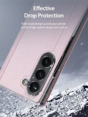 DUX DUCIS Bril Series For Samsung Galaxy Z Fold6 Magnetic Case Leather Phone Cover with Stand by The Case Factory