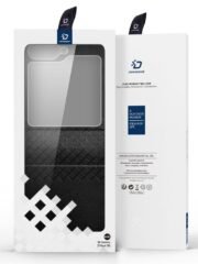 DUX DUCIS Bril Series For Samsung Galaxy Z Flip7 FE / Z Flip6 Magnetic Case Leather Phone Cover with Stand by The Case Factory