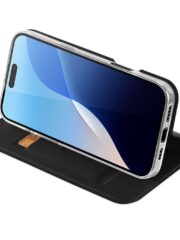 DUX DUCIS Skin Pro Series For iPhone 16 Pro Case Card Holder Leather Flip Phone Cover by The Case Factory