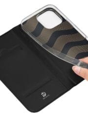 DUX DUCIS Skin Pro Series For iPhone 16 Pro Max Case Card Holder Folio Flip Phone Leather Cover by The Case Factory