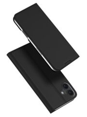 DUX DUCIS Skin Pro Series For iPhone 16 Plus Case Card Slot Stand Leather Phone Cover Black iPhone 16 Plus by The Case Factory