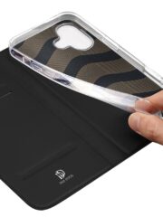 DUX DUCIS Skin Pro Series For iPhone 16 Plus Case Card Slot Stand Leather Phone Cover by The Case Factory