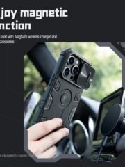 NILLKIN CamShield Armor Pro Phone Case for iPhone 14 Pro Anti-drop Phone Cover Kickstand | Compatible with MagSafe by The Case Factory