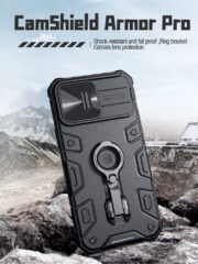 NILLKIN CamShield Armor Pro for iPhone 14 Pro Kickstand Phone Cover Slide Lens Protection Drop-proof Case by The Case Factory