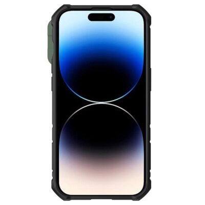 NILLKIN CamShield Armor Pro Kickstand Case for iPhone 14 Pro Max Tire Texture Drop-proof Phone Cover with Slide Lens Protection by The Case Factory