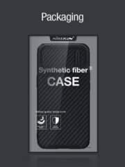 NILLKIN Carbon Fiber Case for iPhone 14 / iPhone 13 Shockproof Phone Cover with Slide Camera Protection by The Case Factory