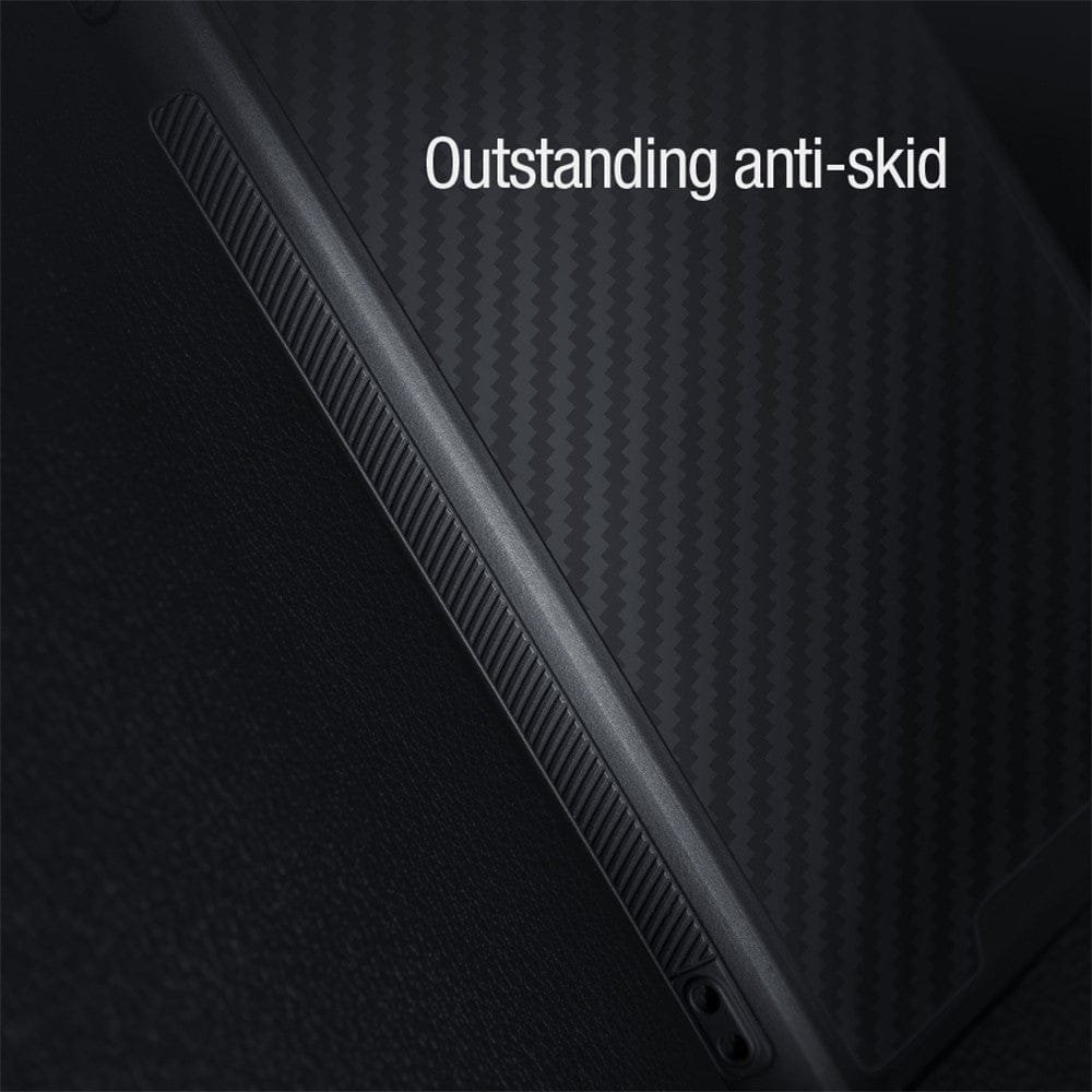 NILLKIN Carbon Fiber Case for iPhone 14 / iPhone 13 Shockproof Phone Cover with Slide Camera Protection by The Case Factory