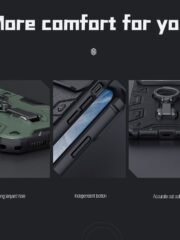 NILLKIN for iPhone 14 Plus Case CamShield Armor Pro Magnetic Shockproof Kickstand Phone Cover with Sliding Camera Cover by The Case Factory