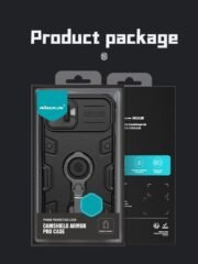 NILLKIN for iPhone 14 Plus Case CamShield Armor Pro Magnetic Shockproof Kickstand Phone Cover with Sliding Camera Cover by The Case Factory