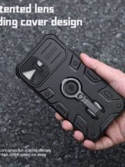 NILLKIN for iPhone 14 Plus Case CamShield Armor Pro Magnetic Shockproof Kickstand Phone Cover with Sliding Camera Cover by The Case Factory