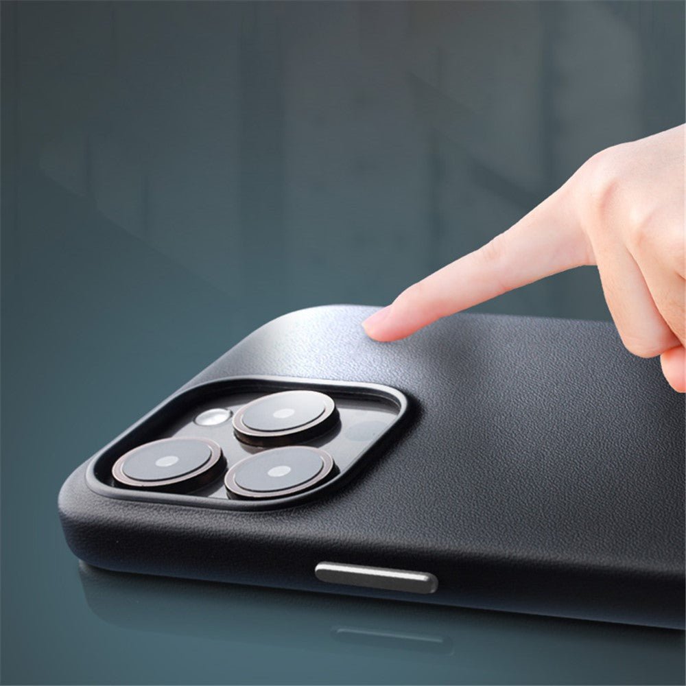 QIALINO For iPhone 15 Pro Case Silicone-PU Phone Cover | Compatible with MagSafe by The Case Factory