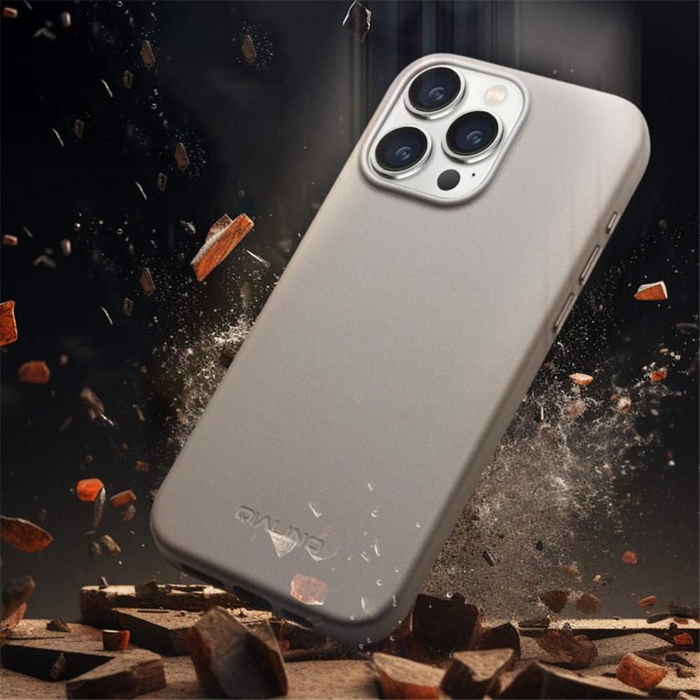 QIALINO For iPhone 15 Pro Case Silicone-PU Phone Cover | Compatible with MagSafe by The Case Factory