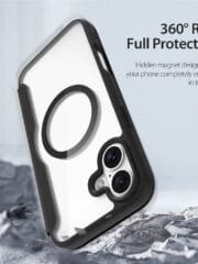 DUX DUCIS Skin X Pro for iPhone 16 Magnetic Case Card Slot Leather Flip Phone Cover by The Case Factory