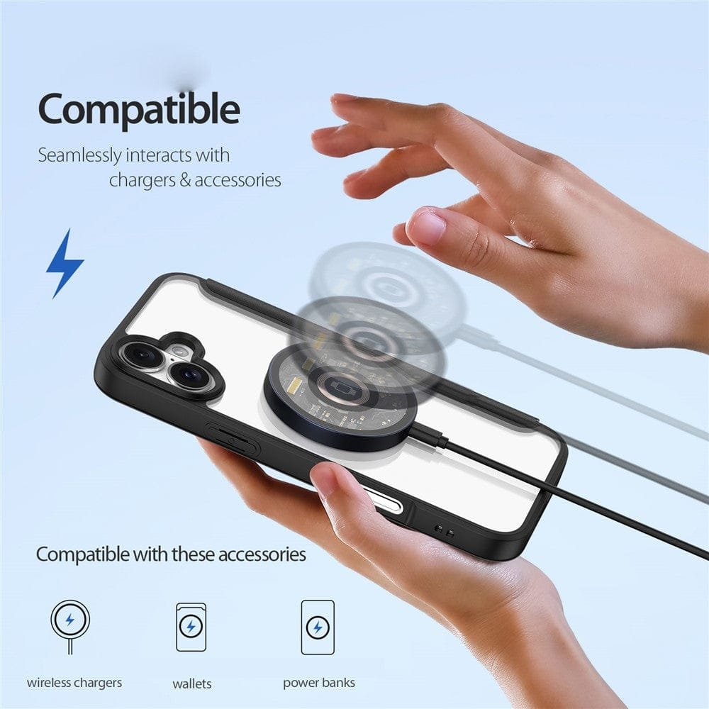 DUX DUCIS Skin X Pro for iPhone 16 Magnetic Case Card Slot Leather Flip Phone Cover by The Case Factory