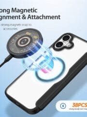 DUX DUCIS Skin X Pro for iPhone 16 Magnetic Case Card Slot Leather Flip Phone Cover by The Case Factory