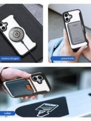 DUX DUCIS Skin X Pro for iPhone 16 Magnetic Case Card Slot Leather Flip Phone Cover by The Case Factory