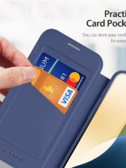 DUX DUCIS Skin X Pro for iPhone 16 Plus Case Card Slot Leather Cover | Compatible with MagSafe by The Case Factory