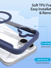 DUX DUCIS Skin X Pro for iPhone 16 Plus Case Card Slot Leather Cover | Compatible with MagSafe by The Case Factory