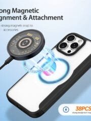 DUX DUCIS Skin X Pro for iPhone 16 Pro Max Magnetic Phone Case Card Holder Leather Cover by The Case Factory