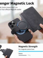 CASENEO MW-03 For iPhone 15 Pro Case Magnetic Detachable Wallet Leather Flip Phone Cover by The Case Factory