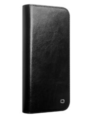 QIALINO For iPhone 16 Pro Max Case Card Holder Genuine Cow Leather Stand Phone Cover by The Case Factory