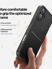 DUX DUCIS Rafi II Series for iPhone 16 Magnetic Case RFID Blocking Leather Phone Cover by The Case Factory