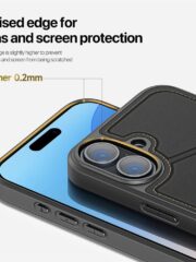 DUX DUCIS Rafi II Series for iPhone 16 Magnetic Case RFID Blocking Leather Phone Cover by The Case Factory