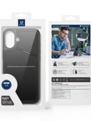 DUX DUCIS Rafi II Series for iPhone 16 Magnetic Case RFID Blocking Leather Phone Cover by The Case Factory