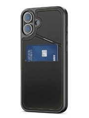 DUX DUCIS Rafi II Series for iPhone 16 Magnetic Case RFID Blocking Leather Phone Cover by The Case Factory