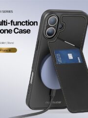 DUX DUCIS Rafi II Series for iPhone 16 Magnetic Case RFID Blocking Leather Phone Cover by The Case Factory