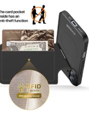 DUX DUCIS Rafi II Series for iPhone 16 Magnetic Case RFID Blocking Leather Phone Cover by The Case Factory