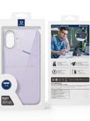 DUX DUCIS Rafi II Series for iPhone 16 Plus Magnetic Case Card Holder Leather Phone Cover by The Case Factory