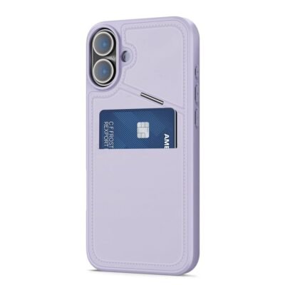 DUX DUCIS Rafi II Series for iPhone 16 Plus Magnetic Case Card Holder Leather Phone Cover by The Case Factory