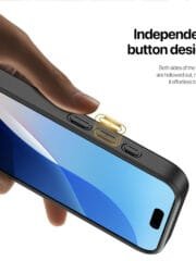 DUX DUCIS Rafi II Series for iPhone 16 Pro Magnetic Case Kickstand Card Slots Leather Phone Cover by The Case Factory