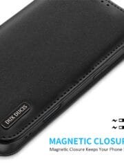 DUX DUCIS Hivo Series for iPhone 16 Pro Max Case Cowhide Leather RFID Blocking Wallet Cover by The Case Factory
