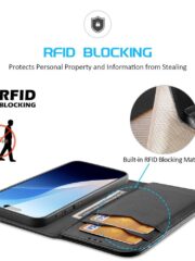 DUX DUCIS Hivo Series for iPhone 16 Pro Case Cowhide Leather Wallet Stand Flip Phone Cover by The Case Factory