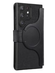 CASENEO MW-03 For Samsung Galaxy S23 Ultra Magnetic Case Detachable Wallet Leather Phone Flip Cover by The Case Factory