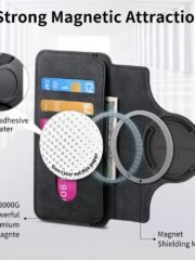 CASENEO MW-03 For Samsung Galaxy S23 Ultra Magnetic Case Detachable Wallet Leather Phone Flip Cover by The Case Factory