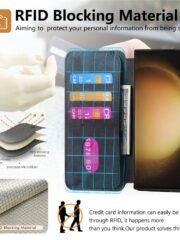 CASENEO MW-03 For Samsung Galaxy S23 Ultra Magnetic Case Detachable Wallet Leather Phone Flip Cover by The Case Factory