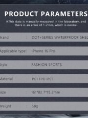 REDPEPPER Dot+ Series For iPhone 16 Pro Case IP68 Waterproof Clear Phone Cover | Compatible with MagSafe by The Case Factory